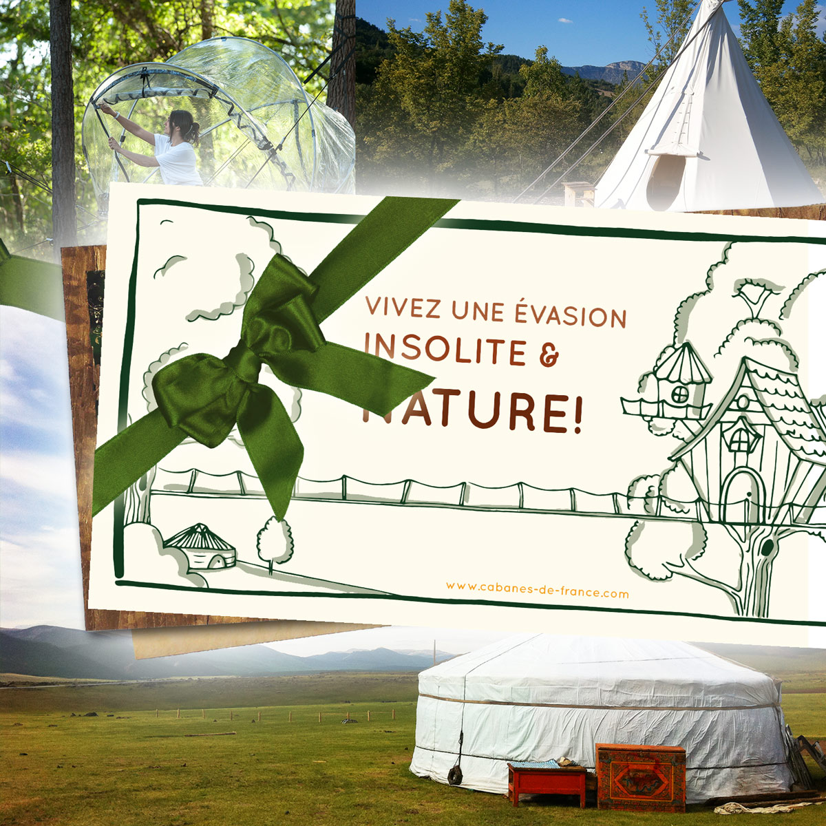 Box - Chèque Cadeau Nomade Insolite Box - Chèque Cadeau Nomade Insolite