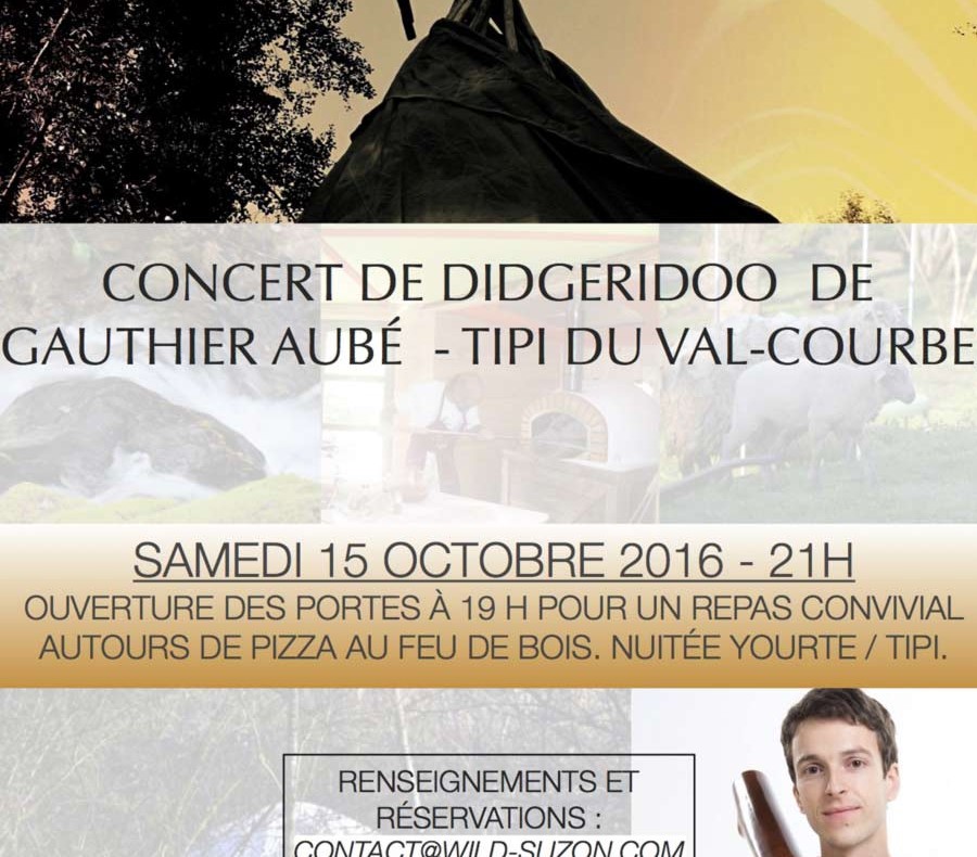 Tipi au Val-Courbe, ambiance chaleureuse avec feu de bois et repas convivial.