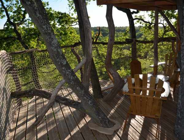 Cabanes dans les arbres- Au Bois d'Emma et Loue
