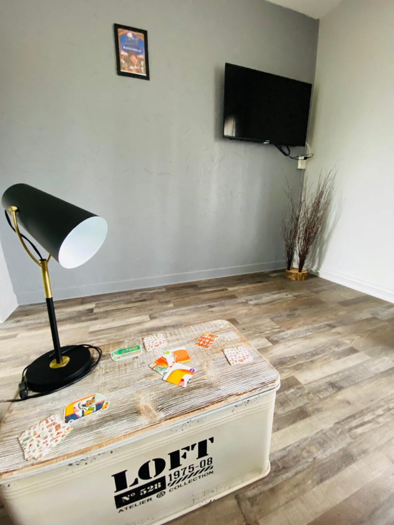 ratatouille5 Loft moderne à Champagne-Ardenne, avec un éclairage stylé et décor minimaliste.