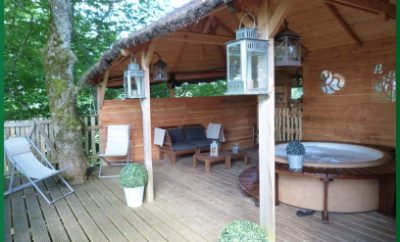 Cabane Spa avec Jacuzzi Privatif