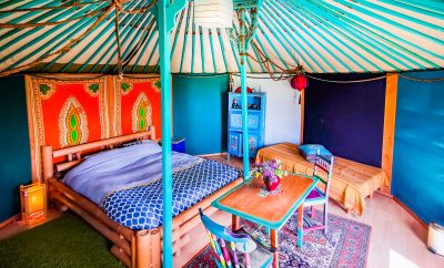 Yourte ciel contemporaine