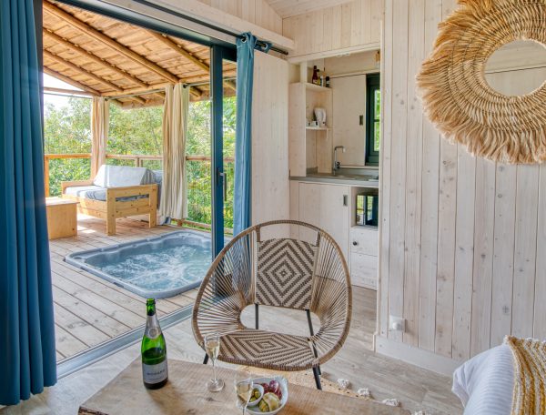 Lodge sur pilotis Miel et coton