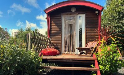 Roulotte Kala et son spa jacuzzi