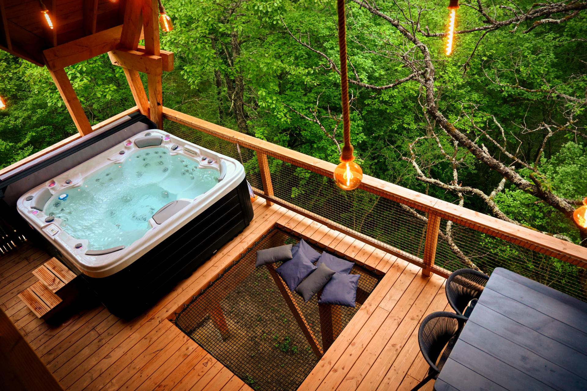 Cabane du magnolia spa hammac détente Midi-Pyrénées - Hébergement insolite