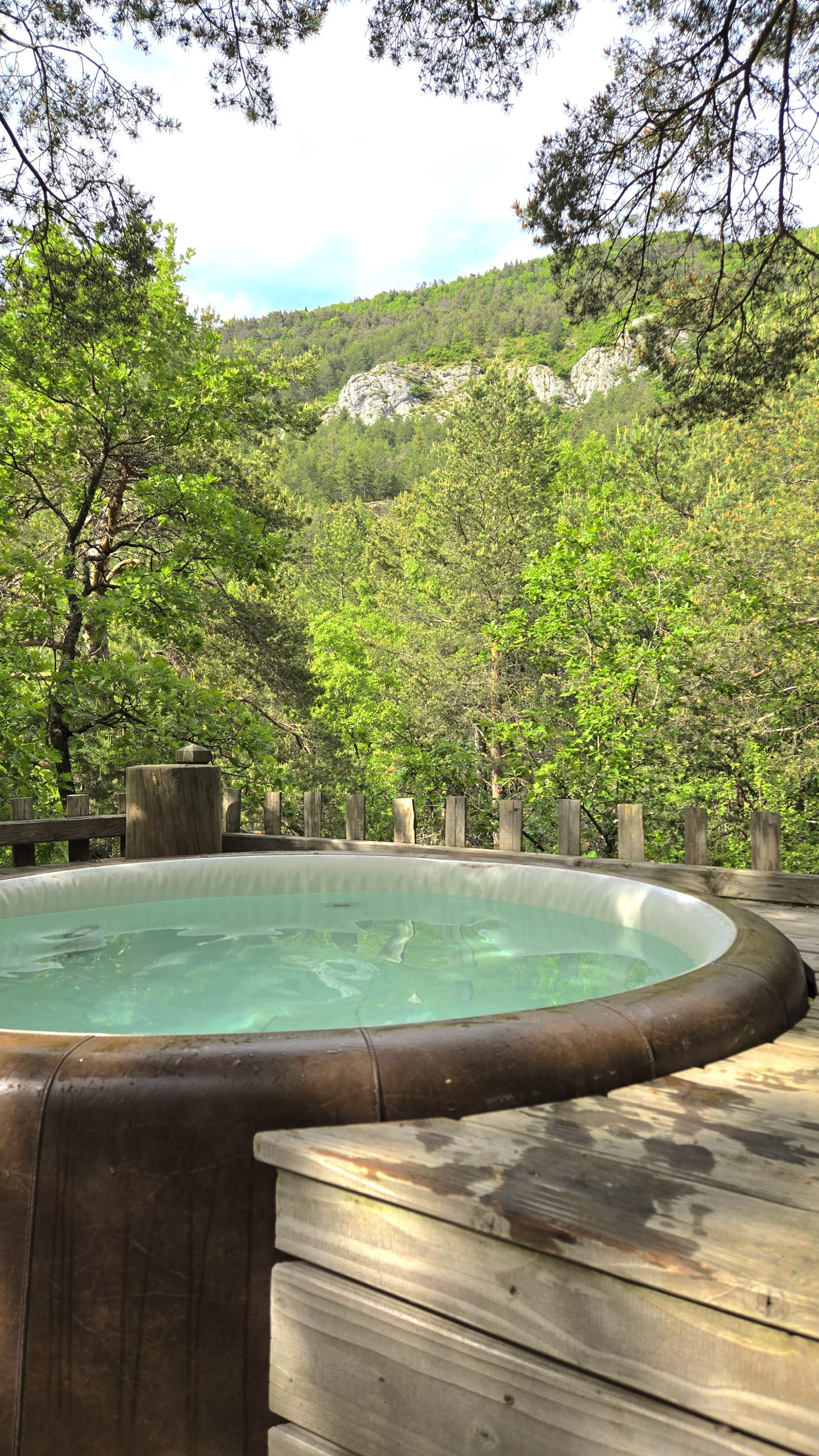 20250519_170026 Hébergement insolite en Provence-Alpes-Côte dAzur avec jacuzzi en pleine nature verdoyante.